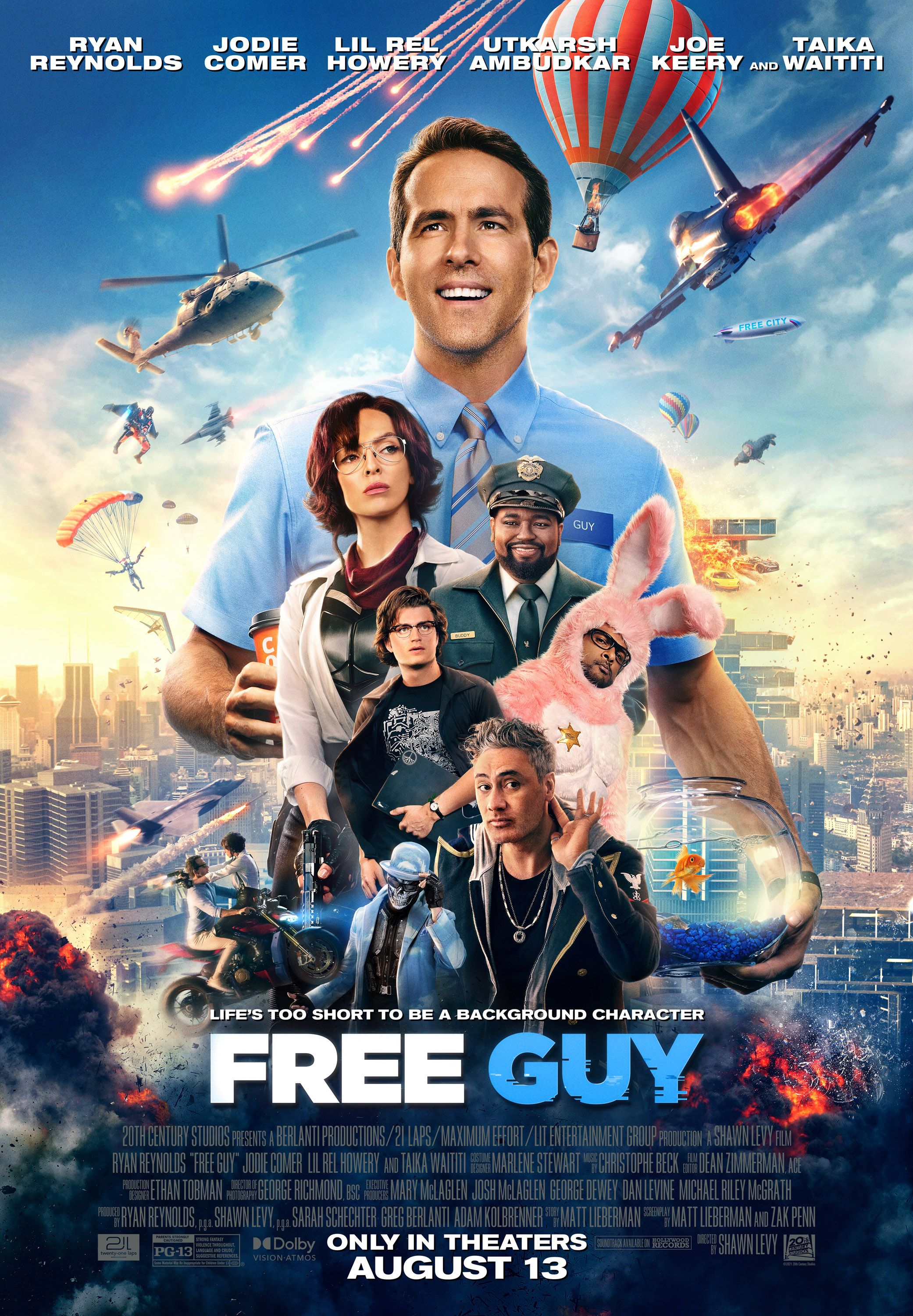 Free Guy (2021) Hindi Dubbed Full Movie