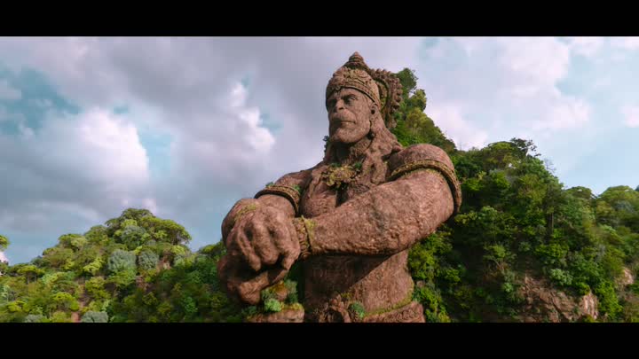 Screenshot Of Hanu Man (2024) Hindi Dubbed Full Movie
