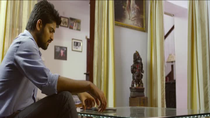 Screenshot Of Oohalu Gusagusalade (2014) Hindi Dubbed Movie