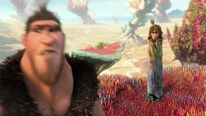 Screenshot Of The Croods (2013) Hindi Dubbed Full Movie